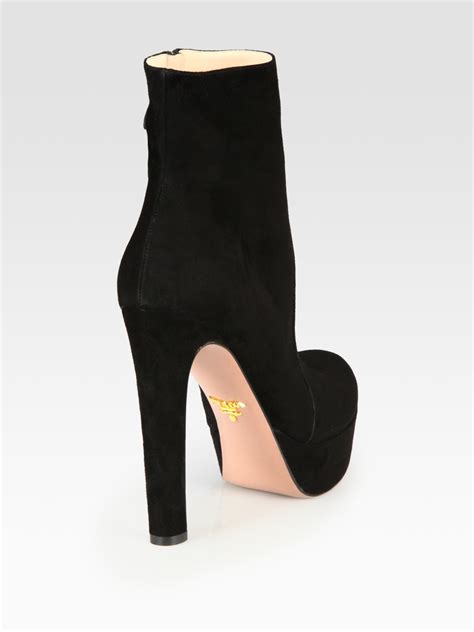 platform women prada boots|prada suede platform boots.